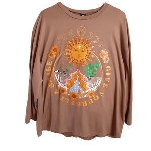 Shein Sweater Size MEDIUM Pullover Sunshine Long Sleeves Read listing